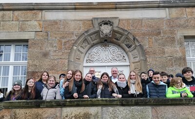 Besuch der Klasse 7.1 Oberschule Bohmte im Rathaus